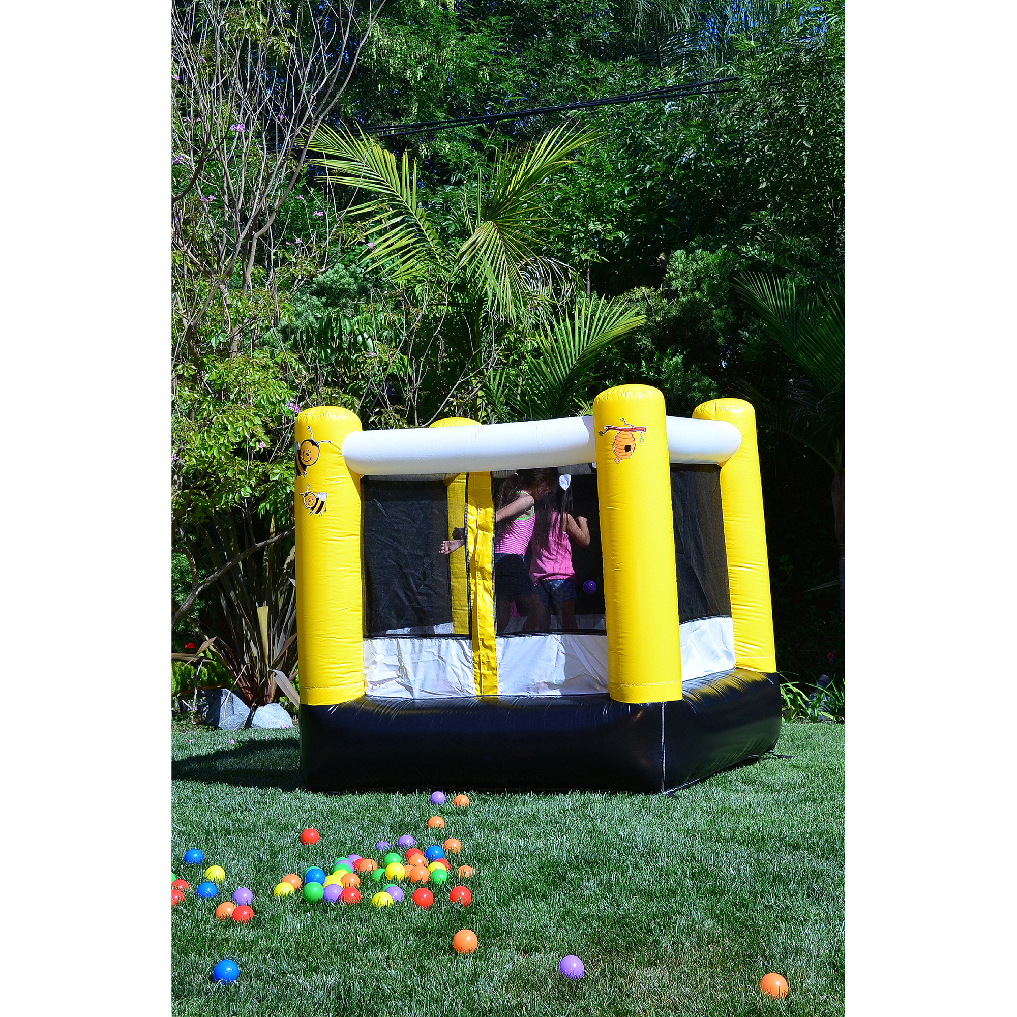 JumpOrange Lil' Kiddo Busy Bee Bounce House