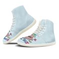thumbnail image 6 of Psesaysky Light Blue PU Leather Barefoot Shoes for Girl Students High-Top Fashion Comfort Easy to Maintain Size 6-13.5, 6 of 7