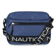 thumbnail image 1 of Bandolera Nautica, puf de nailon para mujer, color índigo, 1 of 5