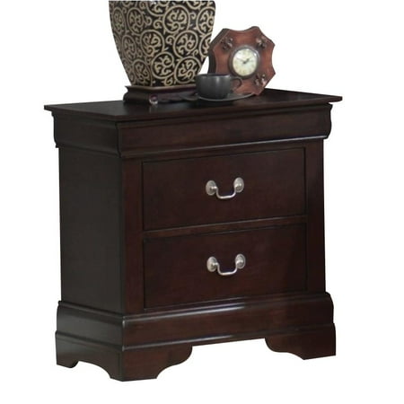 Coaster Louis Philippe 2 Drawer Nightstand In Cappuccino Walmart