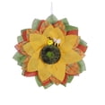 thumbnail image 2 of Artificial Sunflower Wreath with Bee Honey Spring Summer Wreath for Front Door  Easter Wall Wedding Farmhouse Holiday Decoration Indoor Outdoor Home Decor Spring Honey Bee Day Decorations, 2 of 9