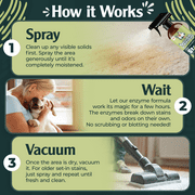 Pet Stain & Odor Eliminator Spray for Carpet, Cleaning Soft and Hard Surfaces