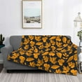 thumbnail image 5 of KLL fall leaf Print Fleece Throw Blanket, Horizontal Fleece Bedding Cute Soft Blankets Comfy Fleece Flannel Plush Home Decor for Couch & Bed -60"x50", 5 of 9
