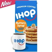 IHOP Buttery Syrup Flavored Ground Coffee, 11 oz Bag