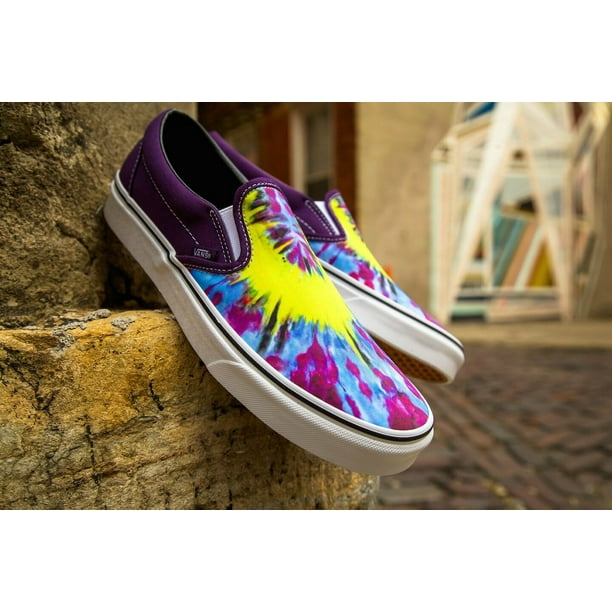 Vans Vans Classic Slip On Tie Dye Mysterioso/True White Men's Skate
