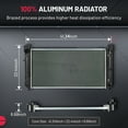 thumbnail image 5 of SPEEDWOW CU2423 Radiator Compatible with Cadillac Chevrolet GMC Hummer Full Aluminum Engine Coolant Radiator Replace 2423 8012423, 5 of 7
