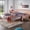 Orange, variant on iNSPIRE Q Heath Industrial Daybed with Lift-up Trundle, Navy Blue