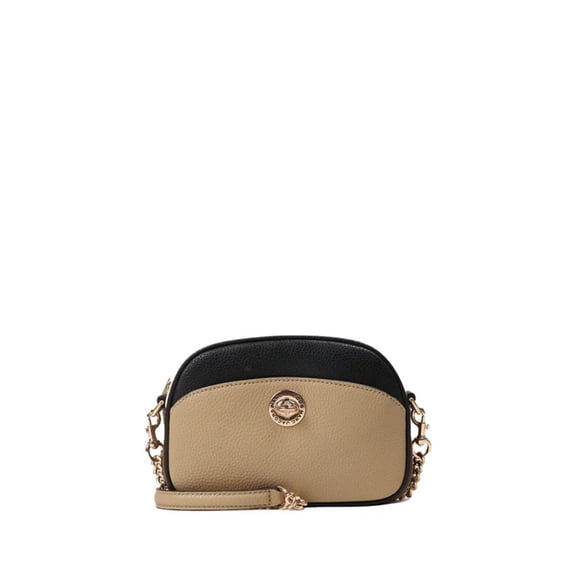 Marc Jacobs Marc Turnlock Camera Bag Leather Crossbody bag Iced Coffee Multi