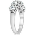 thumbnail image 2 of Pompeii 3ct Diamond Five Stone Wedding Ring 14K White Gold (G/H,I1-I2), 2 of 3