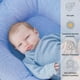 thumbnail image 2 of CooCooBaby - Tumbona infantil para bebés y niños, esencial para recién nacidos de 0 a 12 meses, 100% algodón transpirable, para dormir en la cama (azul bebé), 2 of 5