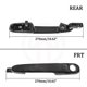 thumbnail image 3 of Exquisite 4PCS Front Rear Outside Exterior Door Handle Set for Accent 2006-2011 82650-1E050,82660-1E050, 3 of 5