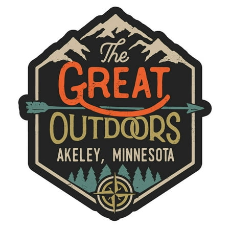

Akeley Minnesota The Great Outdoors Design 4-Inch Fridge Magnet