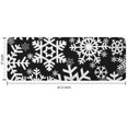thumbnail image 7 of Black Christmas Snowflake Pattern Kitchen Rug Mat,Kitchen Runner Rugs Non Skid Washable,Decorative Kitchen Floor Mats for Kitchen,Sink,Laundry,17"x47.2", 7 of 7