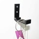 thumbnail image 5 of Paquete de 3 ganchos de pared plegables de aluminio invisibles para auriculares, abrigos y ropa, para cocina, baño y dormitorio. Soporta hasta 15 kg (negro)., 5 of 5