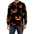 thumbnail image 3 of JGNGSHN Long Sleeve Shirts for Men Button Down Halloween Henley Shirt Perfect for Parties and Festive Celebrations Ideal, 3 of 5