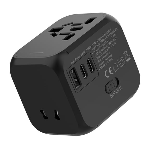International Power Adapter for Multiple Devices 2500W High Power Charging Plug