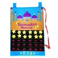 thumbnail image 1 of Advent Calendar 2020 Ramadan Decorations30 Days Eid Mubarak Hanging Felt Countdown Calendar for Kids Eid Gifts Ramadan Decoratio, 1 of 4