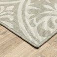 thumbnail image 3 of Avalon Home 3' x 5' Gray and Taupe Floral Outdoor Rug, 3 of 10