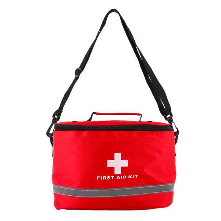 Trousse De Secours Vide Complète Verte - Grand Sac Pharmacie Voyage + Mini Sac - Trousse Premier Secours Camping Et Voiture