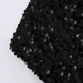 thumbnail image 4 of Women‘s Solid Color Sexy Sequin Slit Maxi Smocked One Shoulder Evening Dress, 4 of 7