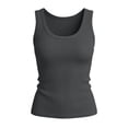 thumbnail image 5 of BUIGTTKLOP Tank Tops for Women Summer Sleeveless Shirts Ribbed Going out Tops Scoop Neck Stretch Slim Fitted Basic Tees, 5 of 7