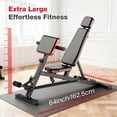 thumbnail image 5 of BAOKALER Weight Bench, 1000LBS Max Load, 8 in 1 Dumbbell Bench with Adjustable Seat Angles, Incline, Decline, and Flat Bench Roman Chair for Full Body Home Gym Workout, 5 of 10