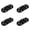 Black, variant on 4Pcs Folding Flip Top Hinge Round Edge 180 Degree Zinc Alloy Door Hinge Folding Table Hinges Tray Backflap Hinges for Table Cabinet Closet Door Furniture, Silver