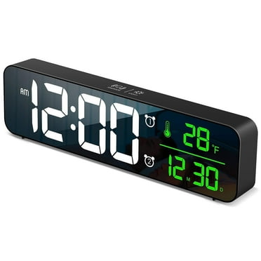 Digital LED Clock, Silent Display, Timekeeping Device, Modern Design ...