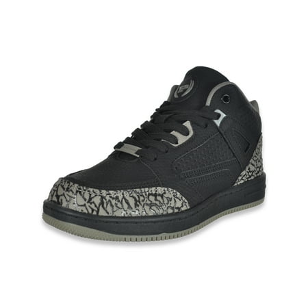 

Phat Farm Boys Camo Mid-Top Sneakers - black/gray 11 toddler