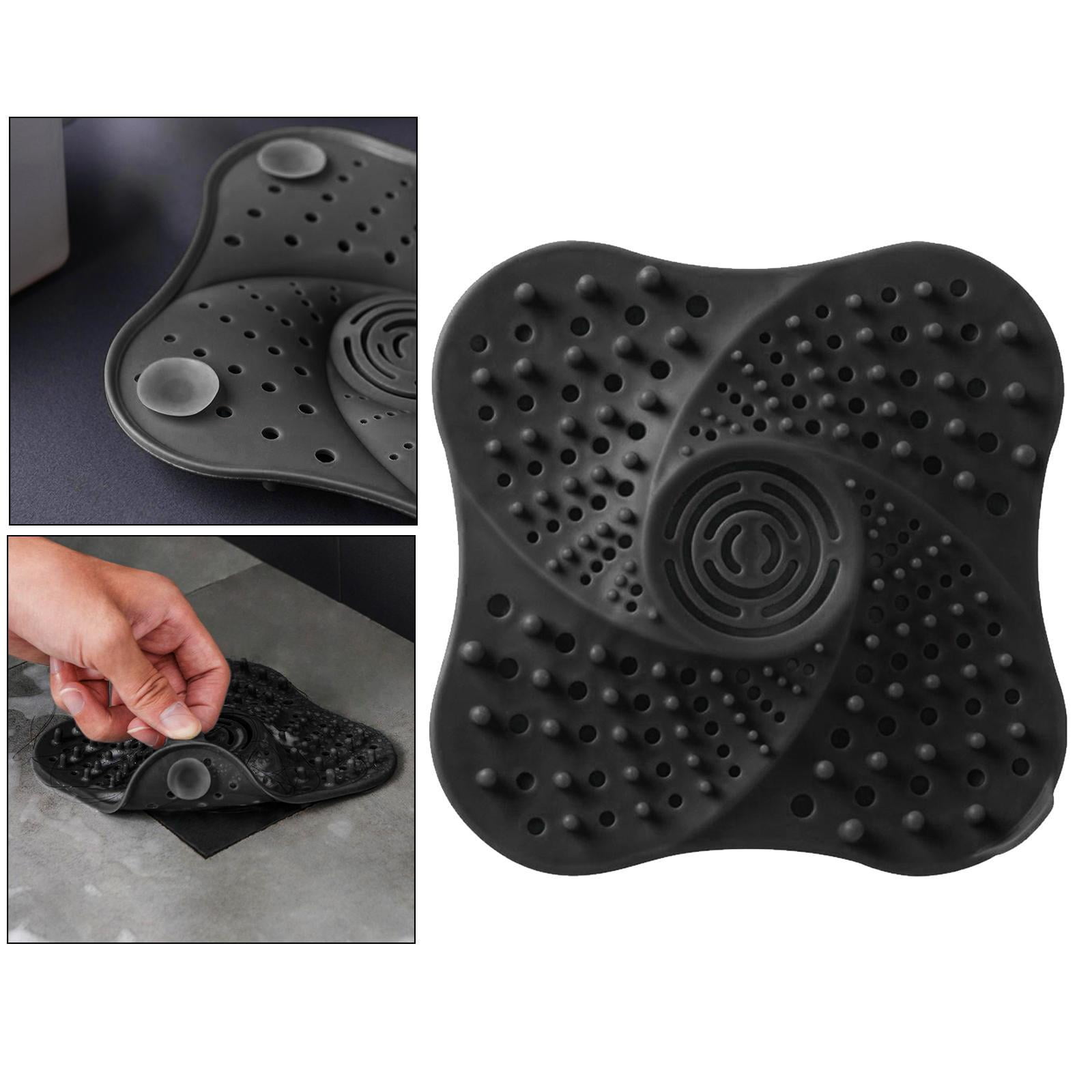 Durable Plastic Shower Drain Covers Easy to Install and Clean Suit for