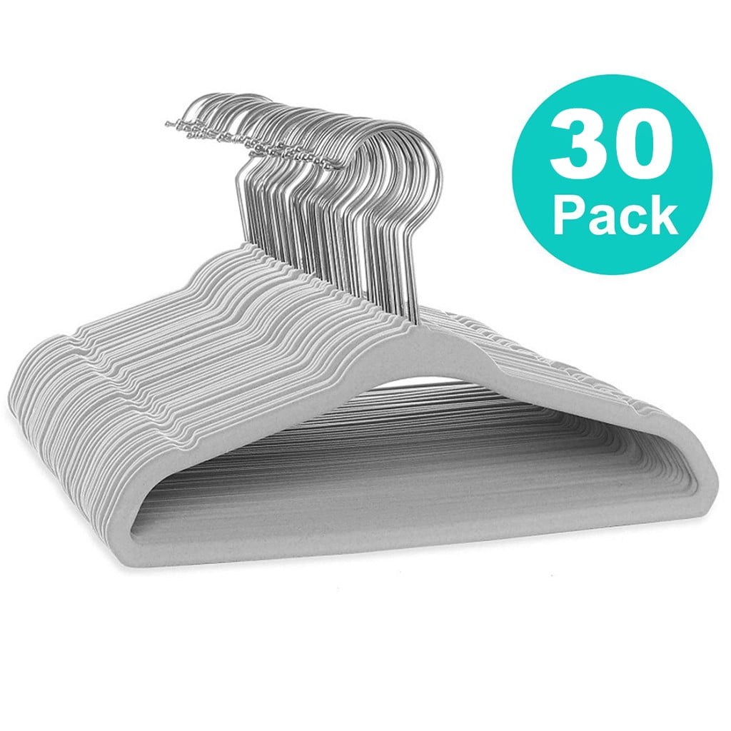 PAVEOS Tools and Home Improvement on Clearance 10/20/30 Pack Non-slip Velvet Kids Hangers for Jackets, Pants, and Dress Clothes Gray-t