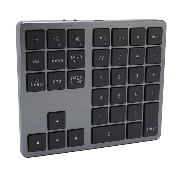 Teclados Numéricos Inalámbricos, Teclado Numérico Recargable Portátil De 35 Teclas, Teclado Numérico Universal De Modo Dual Apto Para Ordenador Portátil, PC, Escritorio