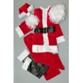 thumbnail image 4 of Holiday Time Santa Suit Set, Red/White, 7 Pieces, Unisex, Adult Size, 4 of 8