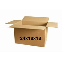 24x18x18 (200 lb strength) | SINGLE CARDBOARD BOX | LARGE MOVING BOX