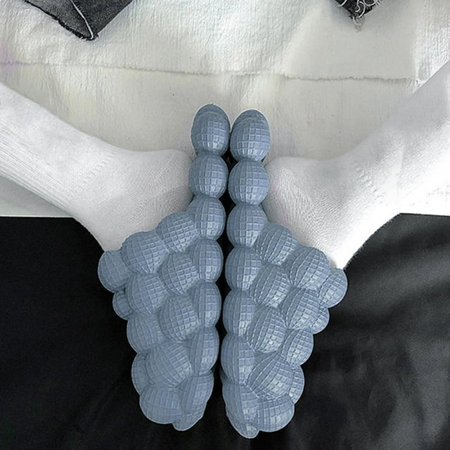 Zapatillas suaves Salvador Chanclas antideslizantes para hombres y mujeres dormitorio Azul 41 a 42