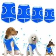 thumbnail image 2 of Chaleco de refrigeración para perros, ropa transpirable, abrigo de refrigeración para mascotas, chaqueta enfriadora para cachorros, ropa fresca para perros pequeños, medianos y grandes, Verano, 2 of 3