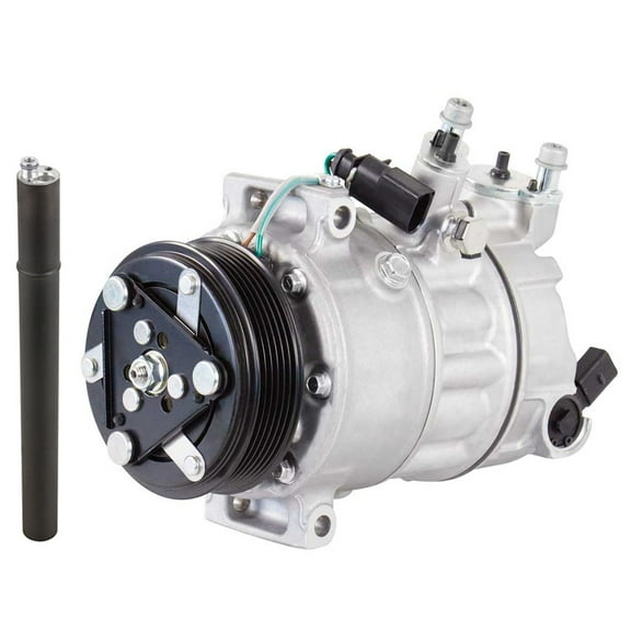OEM AC Compressor w/ A/C Drier For Volkswagen VW Jetta & New Beetle 2016 2017 - BuyAutoParts
