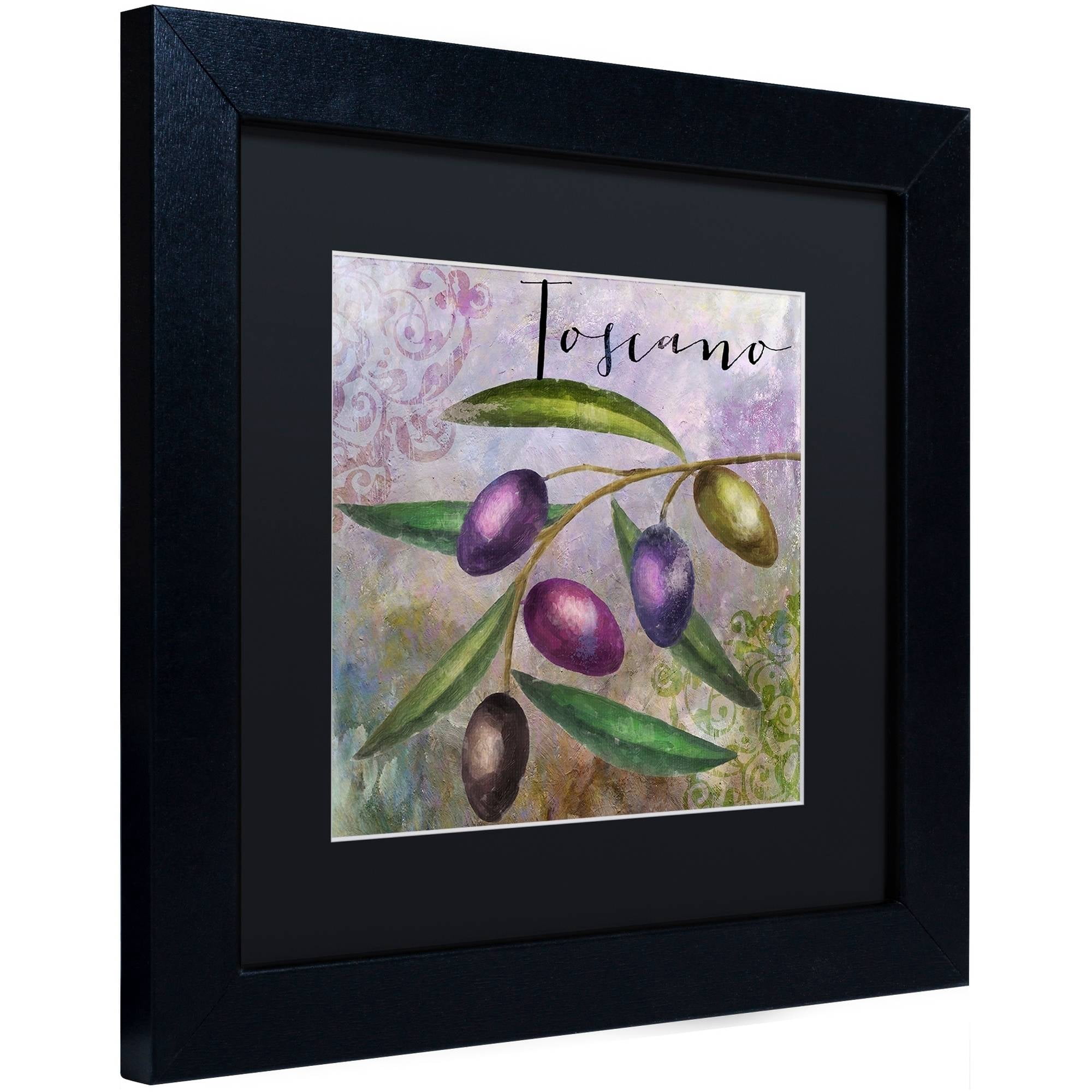 Trademark Fine Art "Olivia II" Canvas Art by Color Bakery Black Matte, Black Frame