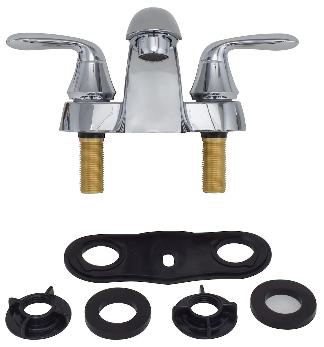 Valterra PF232301 Two-Handle 4" Hybrid Bathroom Faucet with Low-Arc Spout - Chrome