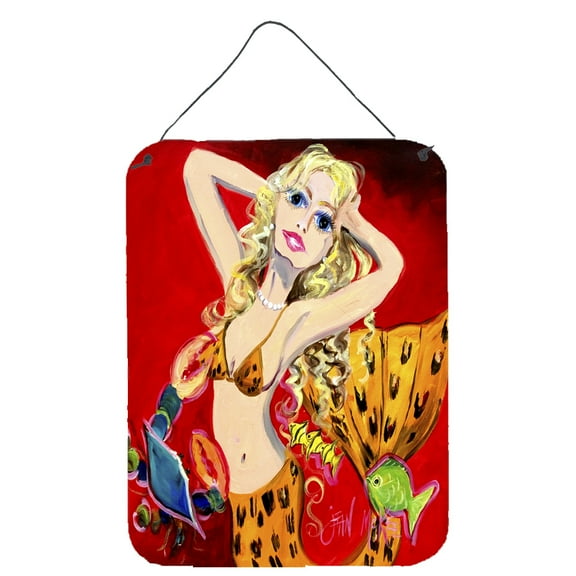 Red Mermaid Wall or Door Hanging Prints