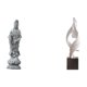 thumbnail image 1 of Escultura De Resina De Piedra De Arte Abstracto De Guan Yin, Figura Decorativa De Buda Femenino, Adorno Feng Shui Para Casa, Oficina, Escritorio, Armario, Mesa De Café, Decoración, 1 of 8