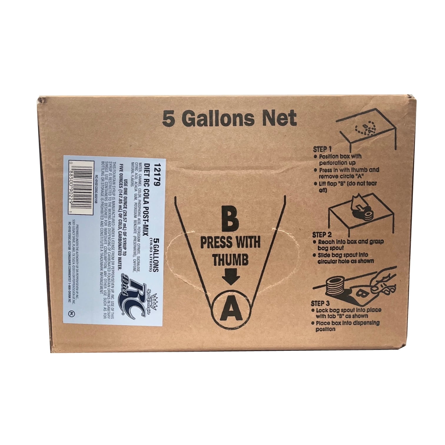 Pibb Xtra Soda Syrup 2.5 Gallon Bag in Box Bib - Walmart.com