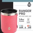thumbnail image 2 of TAL Stainless Steel Boulder Coffee Mug 14oz, Bright Pink Speckled, 2 of 6
