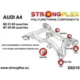 thumbnail image 3 of PU Rear Subframe Bushing Kit Sport fits Audi A4 II (01-05) B6 / 8E 8H FWD, 3 of 4