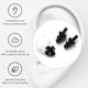 thumbnail image 3 of Naiovety clip de nariz impermeable natación antideslizante tapones para los oídos adultos auriculares deportes acuáticos seguridad protector de oídos Type3 NO3 Naiovety HW1141-03, 3 of 6