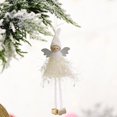 thumbnail image 1 of Adornos de ángel de Navidad, colgante de muñeca de plumas de ángel, decoración de árbol de Navidad, decoración colgante, colgante de ángel de peluche de Navidad, muñeca linda para niños para Navidad, kaili Sencillez, 1 of 5
