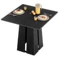 thumbnail image 6 of Fnova 31.5" Square Dining Table, Farmhouse Wooden Kitchen Table for 4, Home Furniture for Dining Room, Living Room, Kitchen, Black, 6 of 15