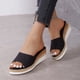 thumbnail image 5 of Amzcrzy Zapatos de mujer,Zapatos de mujer,Zapatillas de mujer, Zapatillas casuales de verano para mujer, con punta abierta y suela gruesa de lino. Sandalias Mujer Zapatillas De Casa, 5 of 5