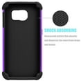 thumbnail image 3 of Galaxy S7 Case, Galaxy S7 Cover, Galaxy S7 Sturdy Case, Shock Absorbing Hybrid Rugged Rubber Plastic Impact Hard Case Cover For Samsung Galaxy S7 S VII G930 GS7 All Carriers-Blue, 3 of 4