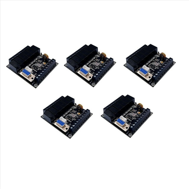 5X Placa de Control Industrial PLC FX1N-14MR MóDulo de Relé Controlador Editable